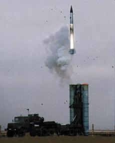 An S-300 battery in action